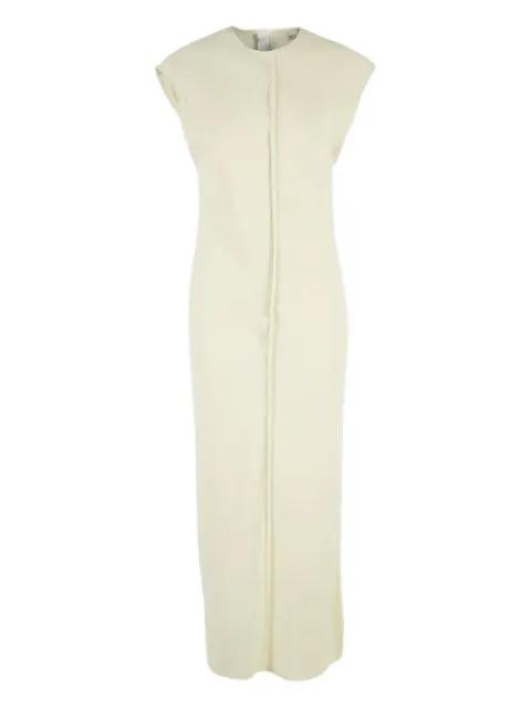 raw-edge midi dress by AMI