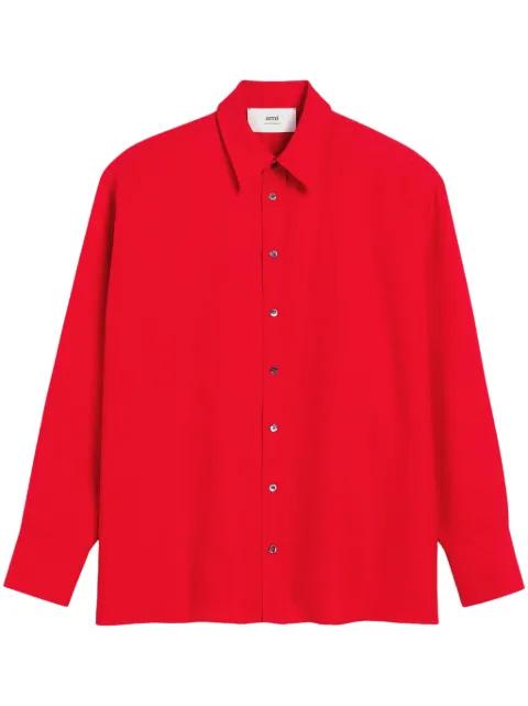 rear-slit shirt by AMI