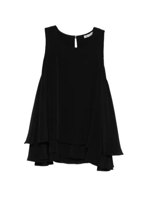 ruffled sleeveless top by AMI