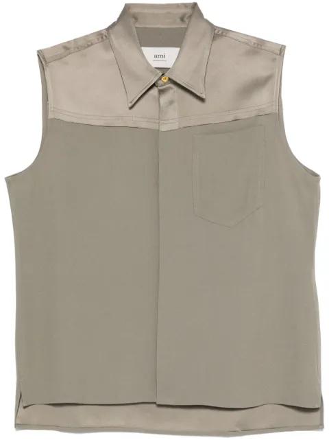 satin blouse by AMI