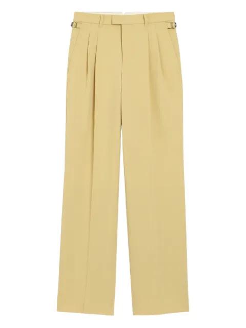 side-straps wool trousers by AMI
