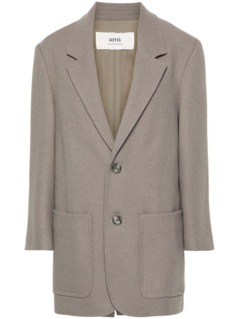 single-breasted coat by AMI