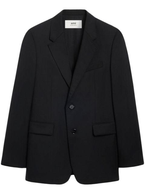 single-breasted virgin wool blazer by AMI