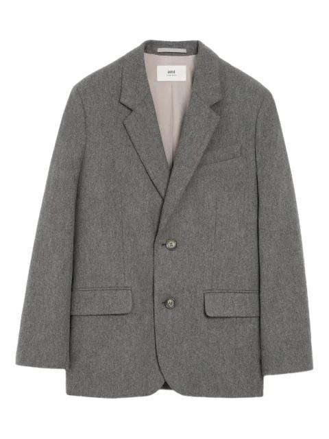 single-breasted wool jacket by AMI