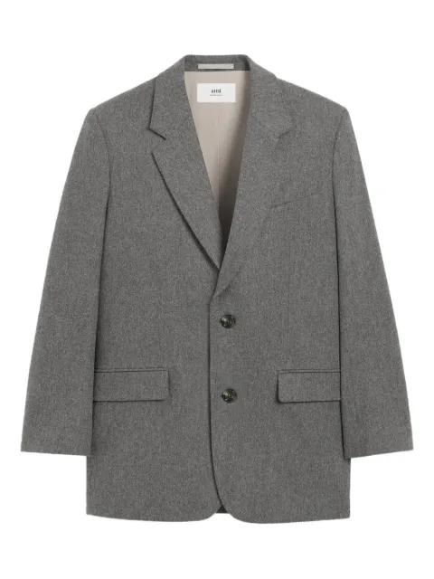 single-breasted wool jacket by AMI