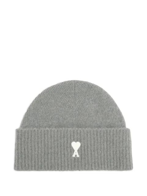 striped Ami De Coeur beanie by AMI