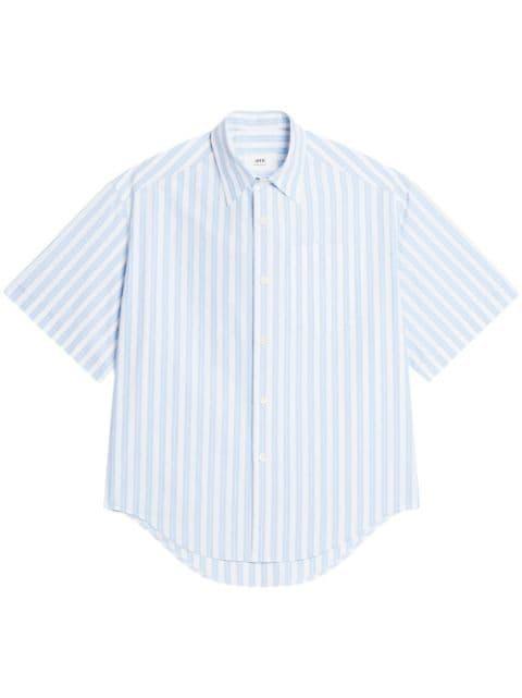 striped short-sleeve shirt by AMI