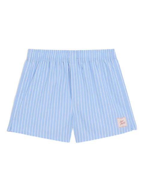 striped woven boxers by AMI