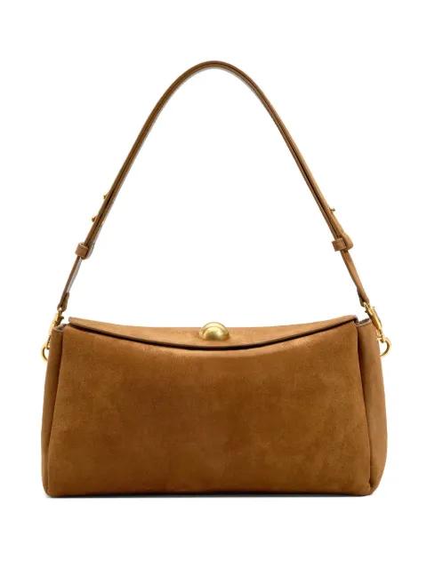 suede leather carrousel medium bag by AMI