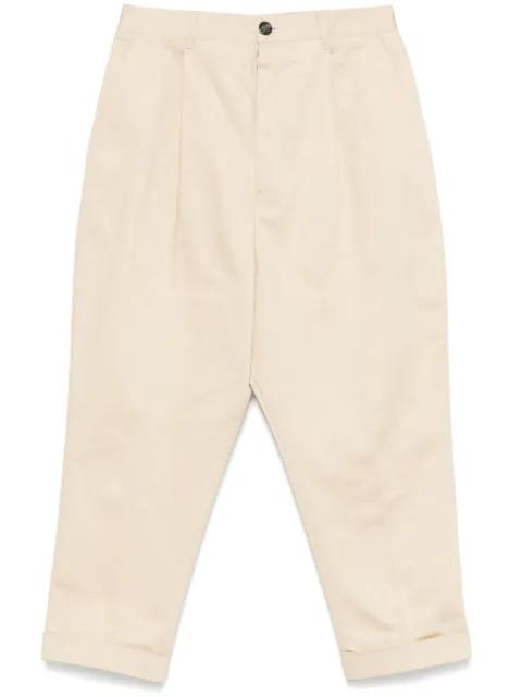 tapered cropped trousers by AMI