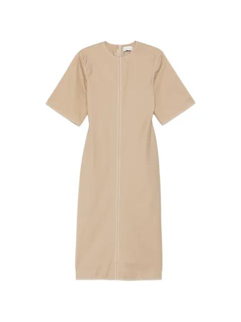 topstitch dress by AMI