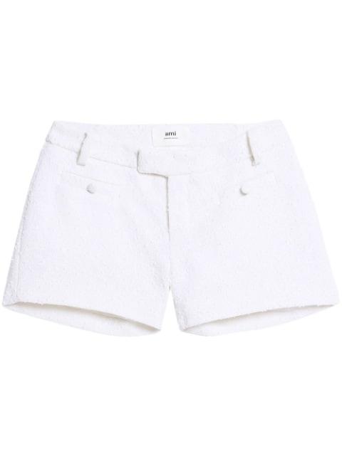 tweed tailored shorts by AMI