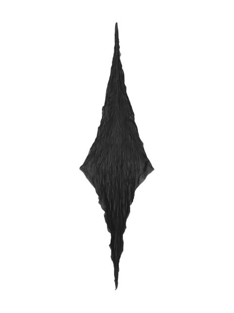 twisted crumpled scarf by AMI