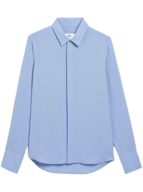 virgin wool-blend shirt by AMI