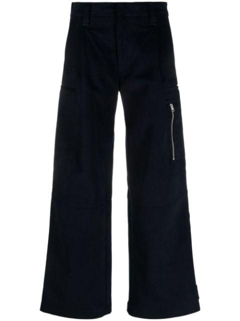 wide-leg cotton trousers by AMI