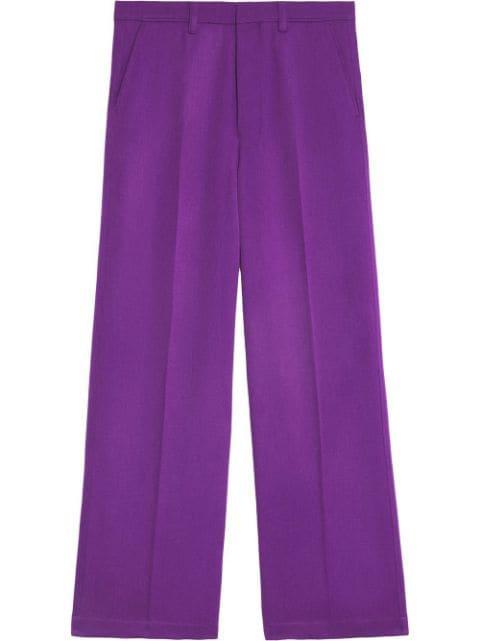 wide-leg tailored trousers by AMI