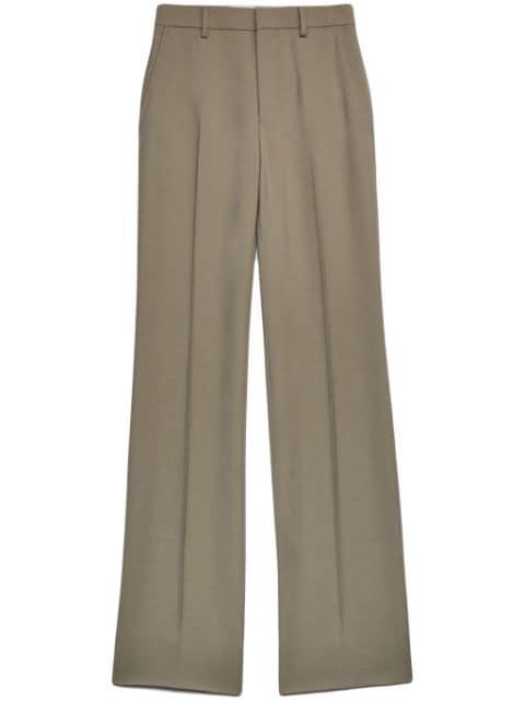 wide-leg virgin-wool trousers by AMI