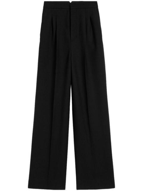 wide-leg wool trousers by AMI