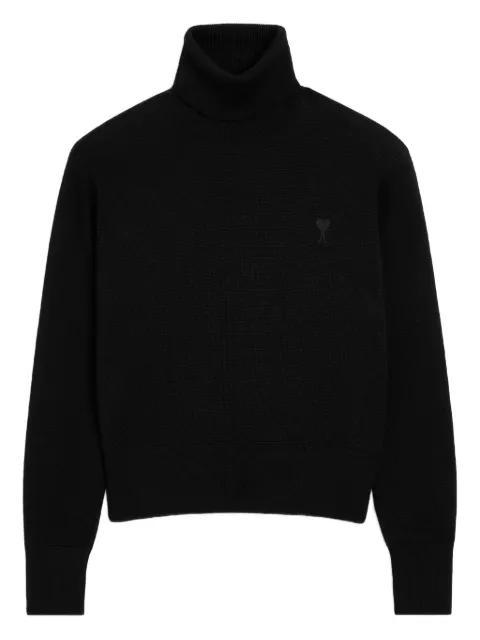 wool Ami de Coeur turtleneck sweater by AMI