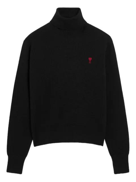 wool Ami de Coeur turtleneck sweater by AMI