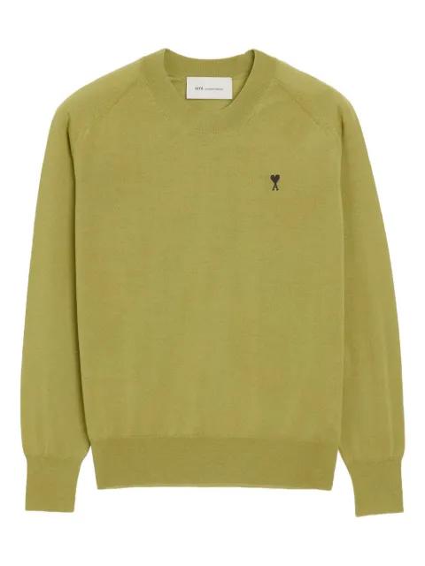 wool crewneck Ami de Coeur sweater by AMI