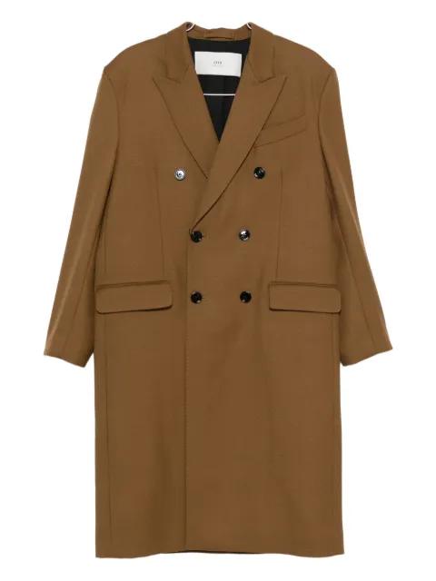 wool double-breasted coat by AMI