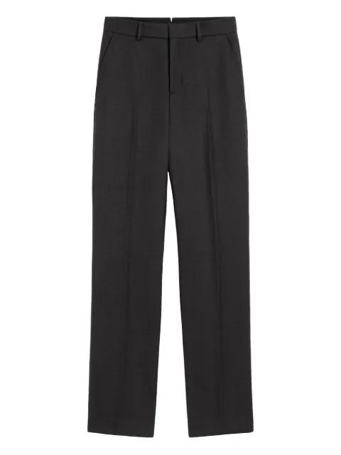 wool large-fit trousers by AMI