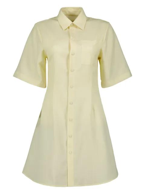 wool shirt dress by AMI