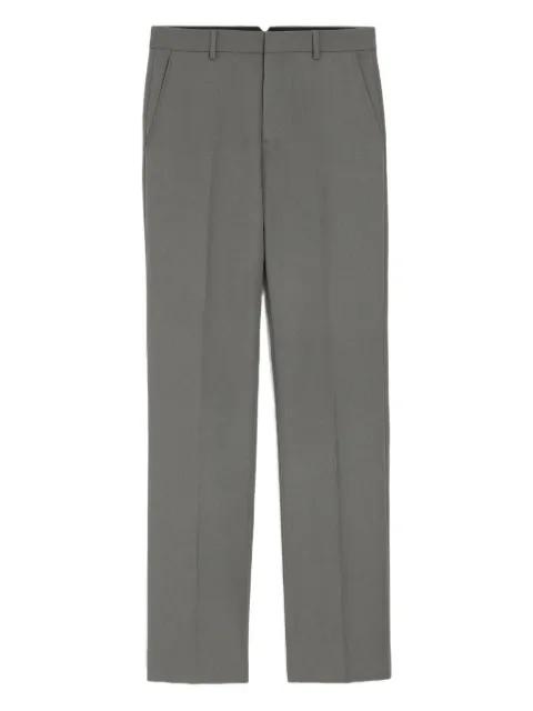 wool straight trousers by AMI