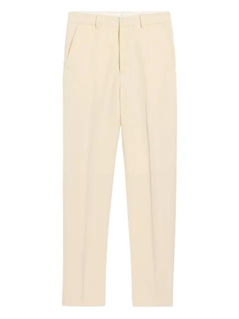 wool wide-leg trousers by AMI