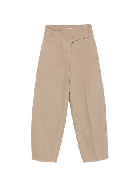 wrapped belted trousers by AMI