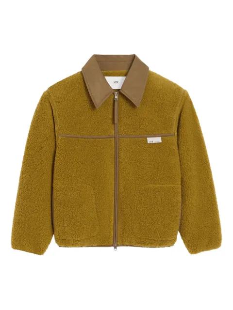 zip-fastening point-collar jacket by AMI