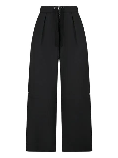 zip-fastening trousers by AMI