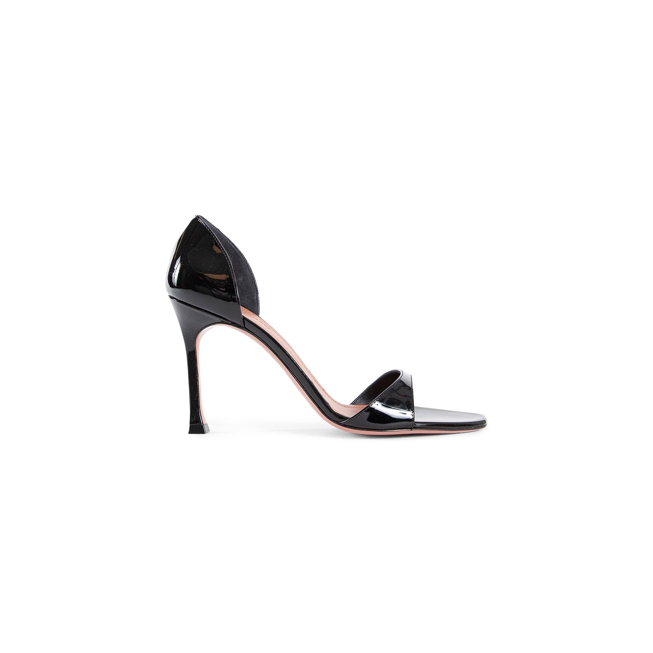 AMINA MUADDI WOMAN BLACK SANDALS & SLIDES by AMINA MUADDI