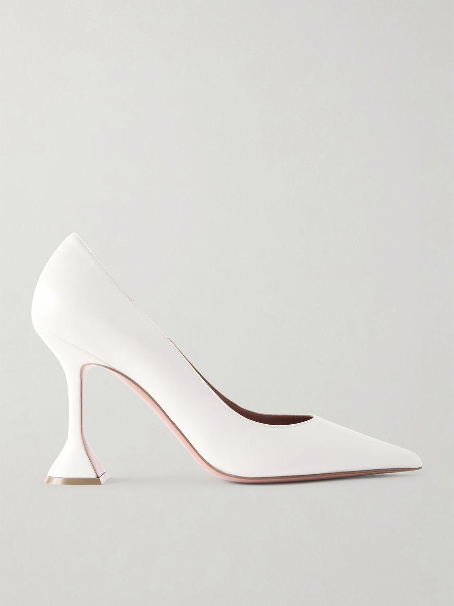 Ami leather pumps by AMINA MUADDI