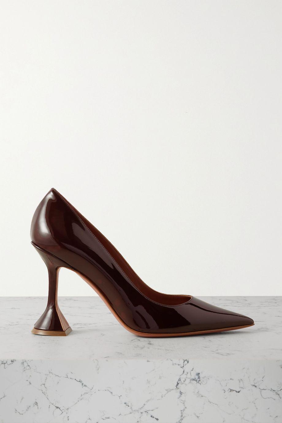 Ami patent-leather pumps by AMINA MUADDI