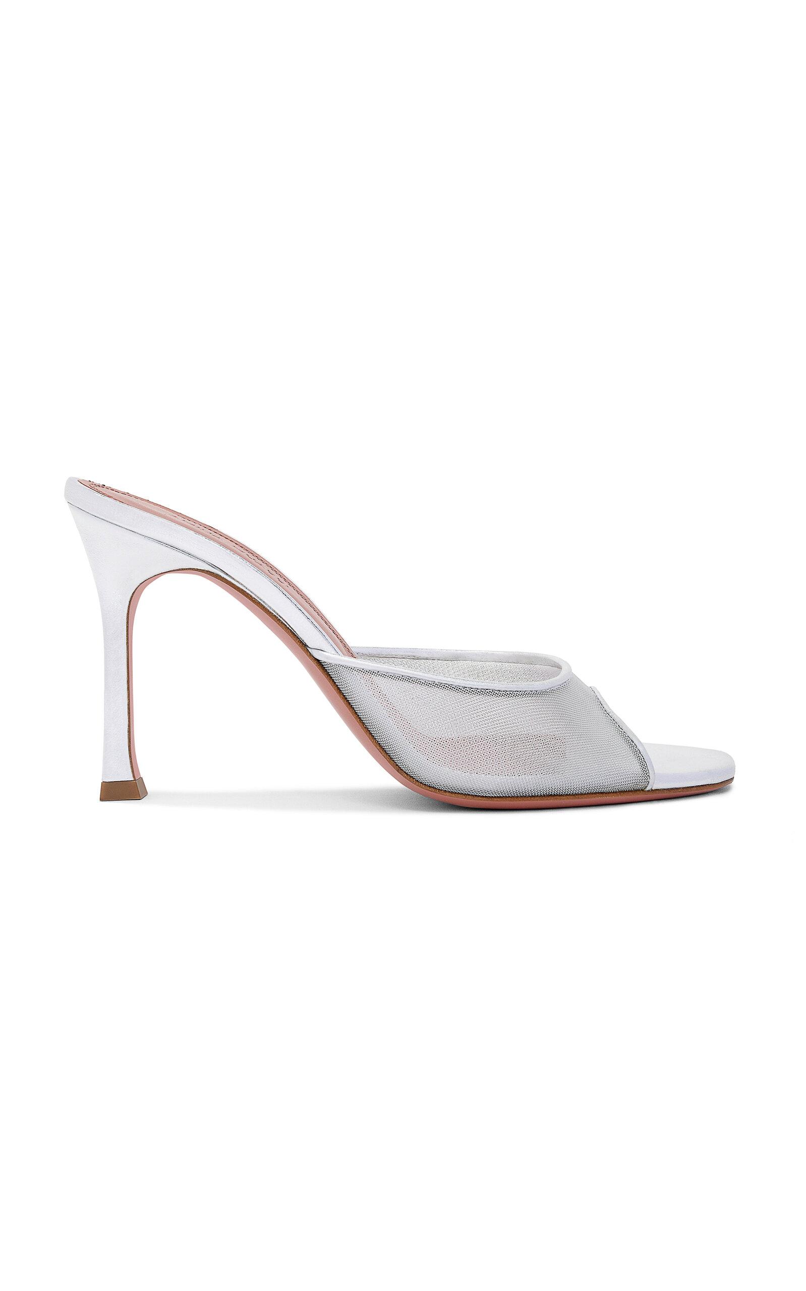 Amina Muaddi Alexa Mesh Mules - Moda Operandi by AMINA MUADDI