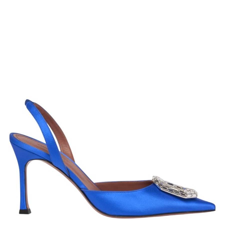 Amina Muaddi Camelia 90 Slingback Pumps by AMINA MUADDI