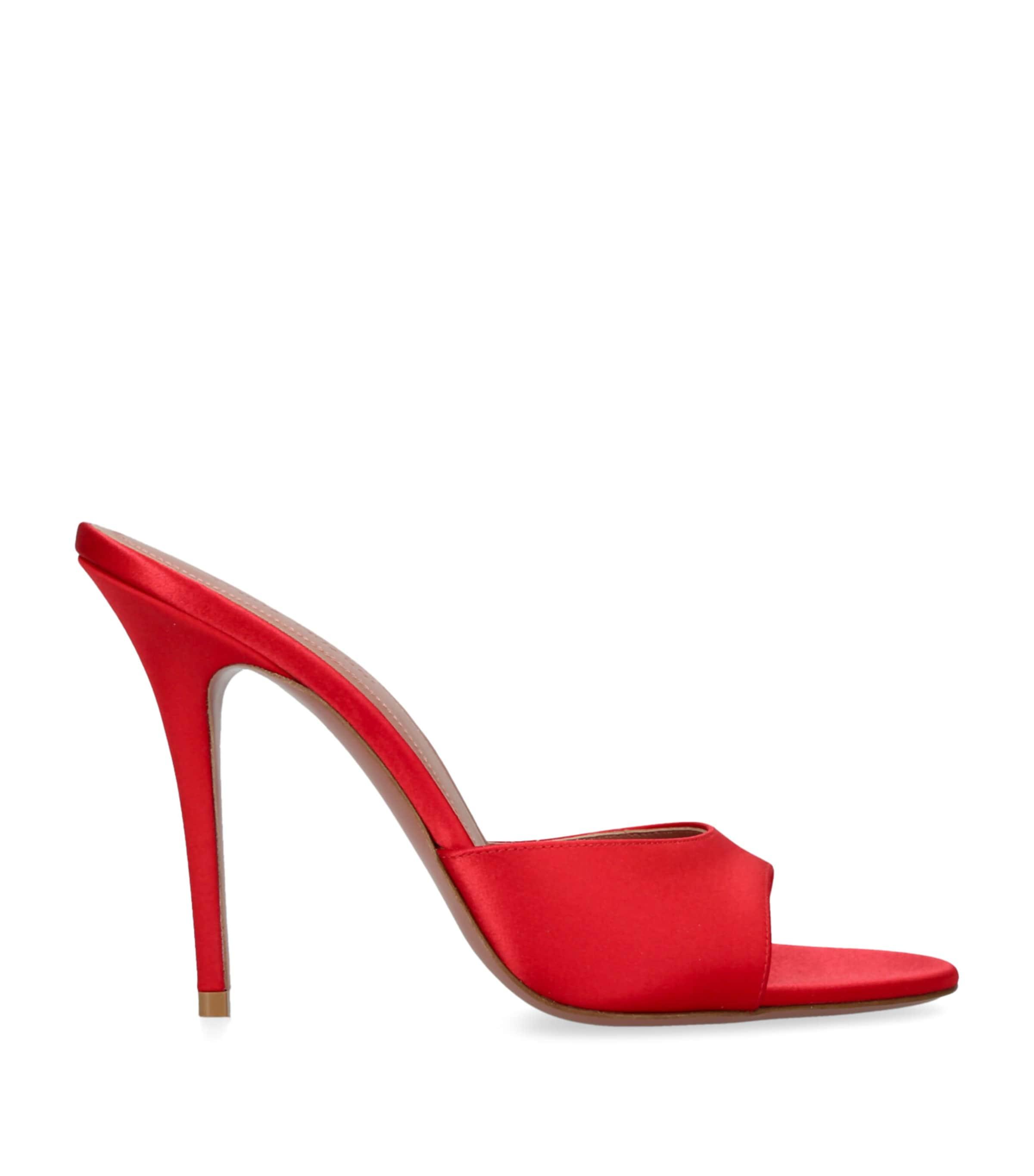 Amina Muaddi Elodie Heeled Mules 105 by AMINA MUADDI