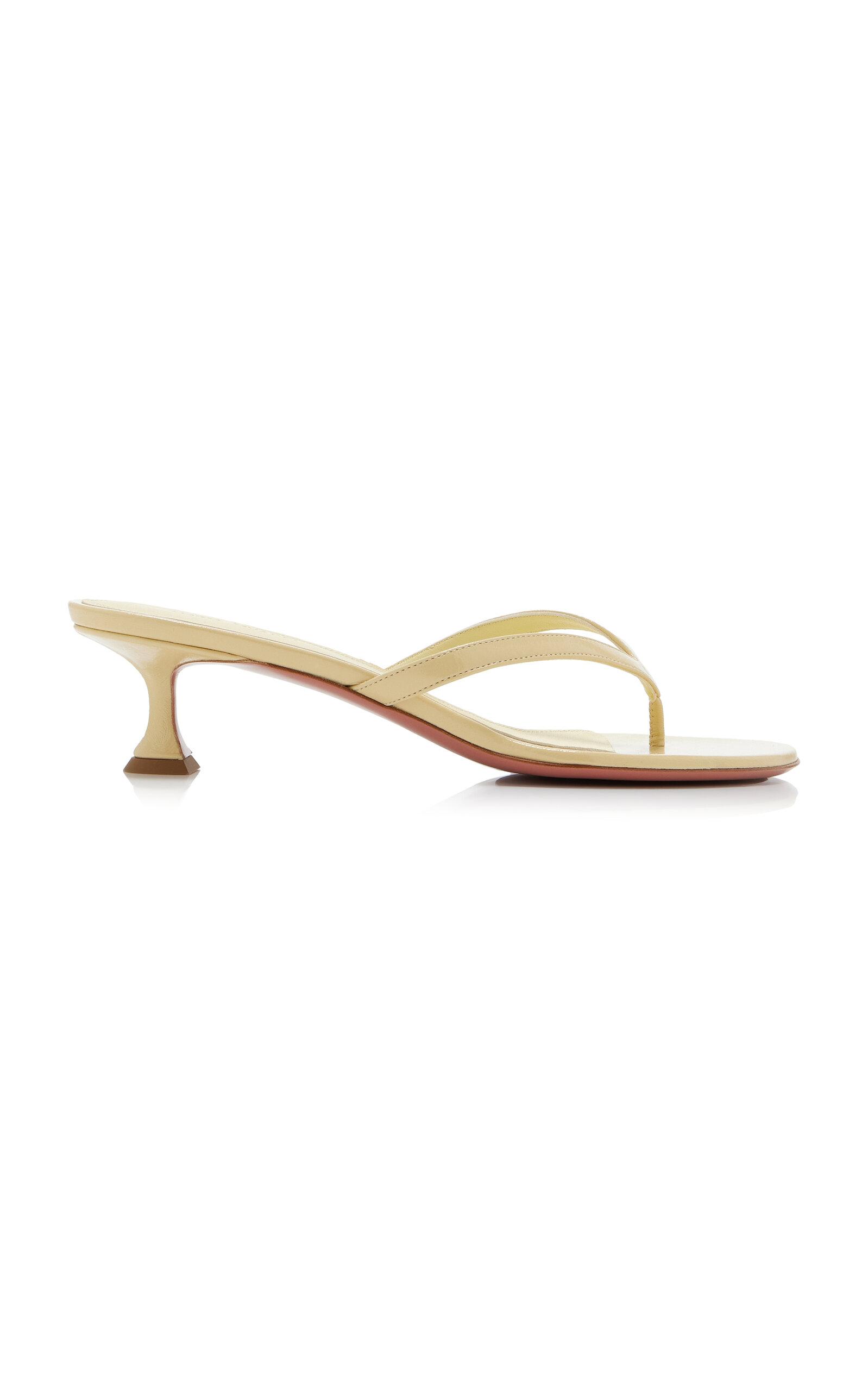 Amina Muaddi Juliette Patent Leather Sandals - Moda Operandi by AMINA MUADDI
