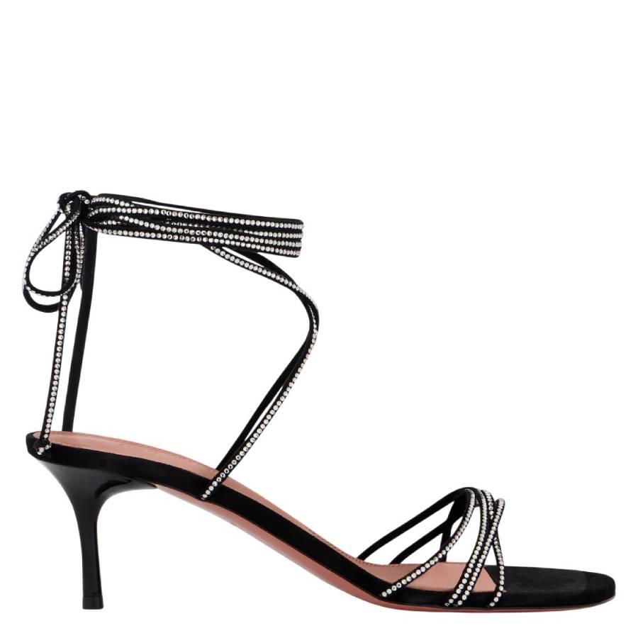 Amina Muaddi Lori Lace Up 60 Sandals by AMINA MUADDI