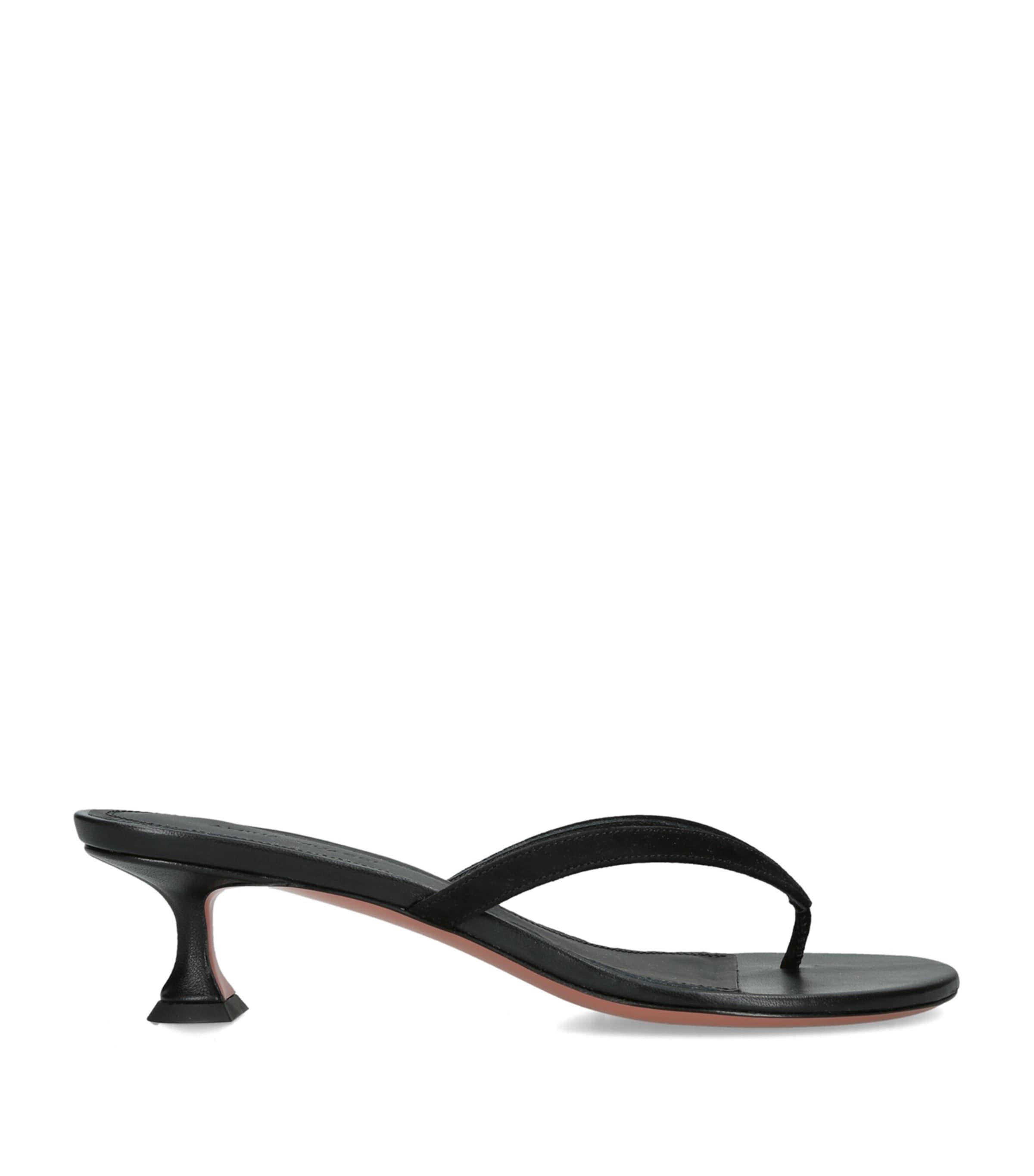 Amina Muaddi Suede Juliette Sandals 45 by AMINA MUADDI