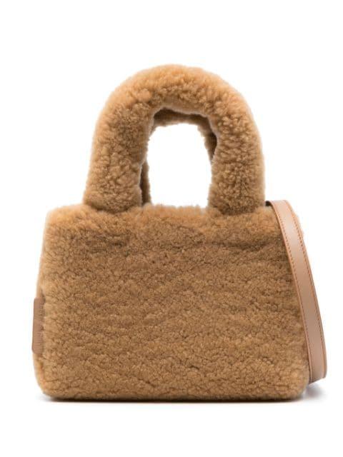 Amini Giuly shearling tote bag by AMINA MUADDI
