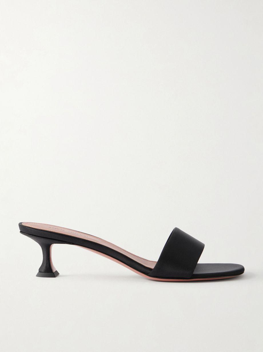 Andreea 45 satin mules by AMINA MUADDI