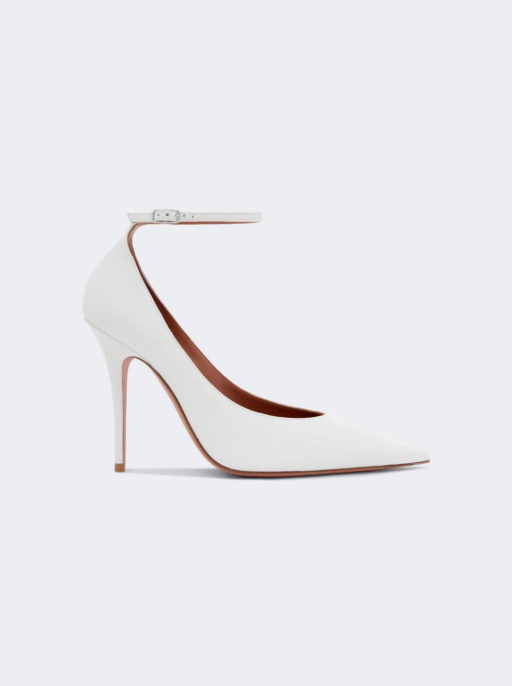 Anok Pump White Nappa Leather  | The Webster by AMINA MUADDI