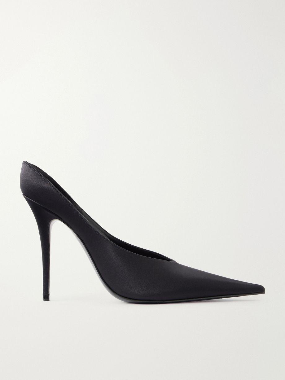 Anok satin pumps by AMINA MUADDI
