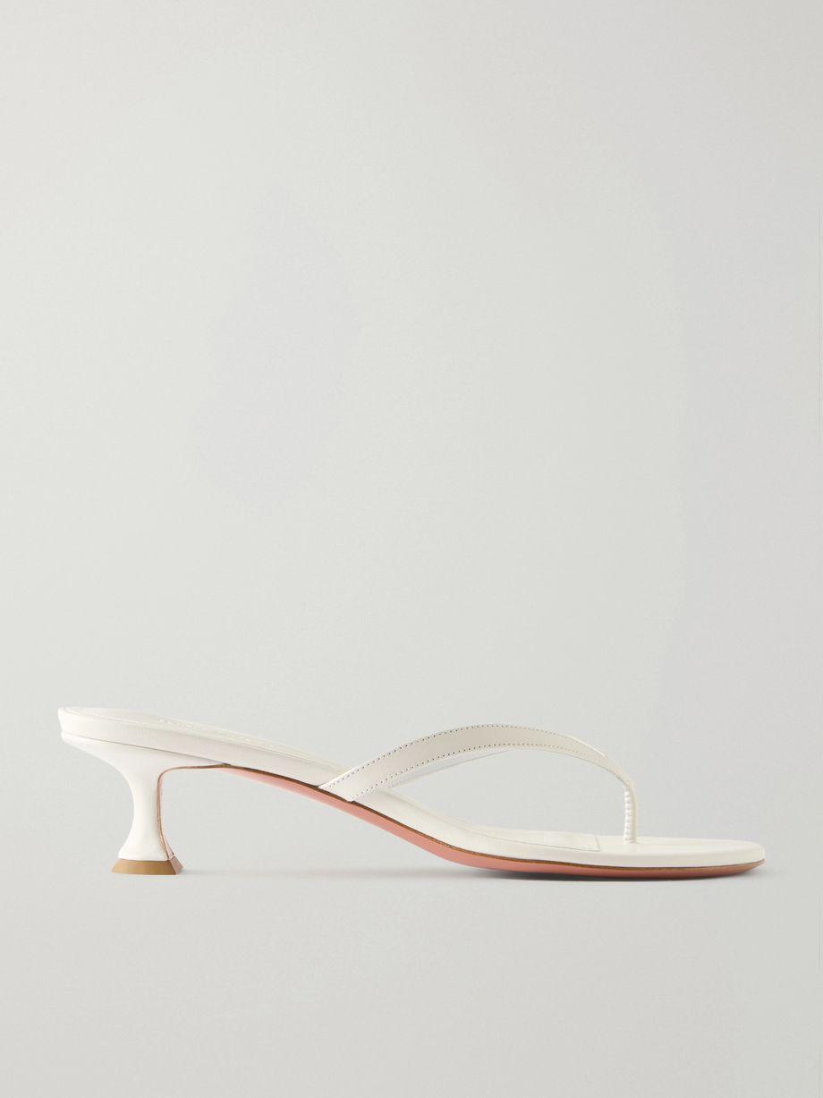 Juliette 45 leather thong sandals by AMINA MUADDI