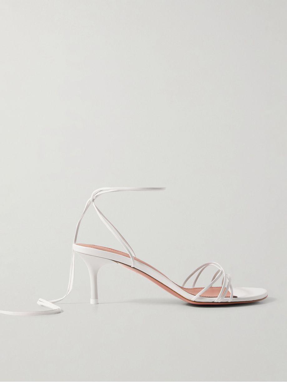 Lori Lace Up leather sandals by AMINA MUADDI