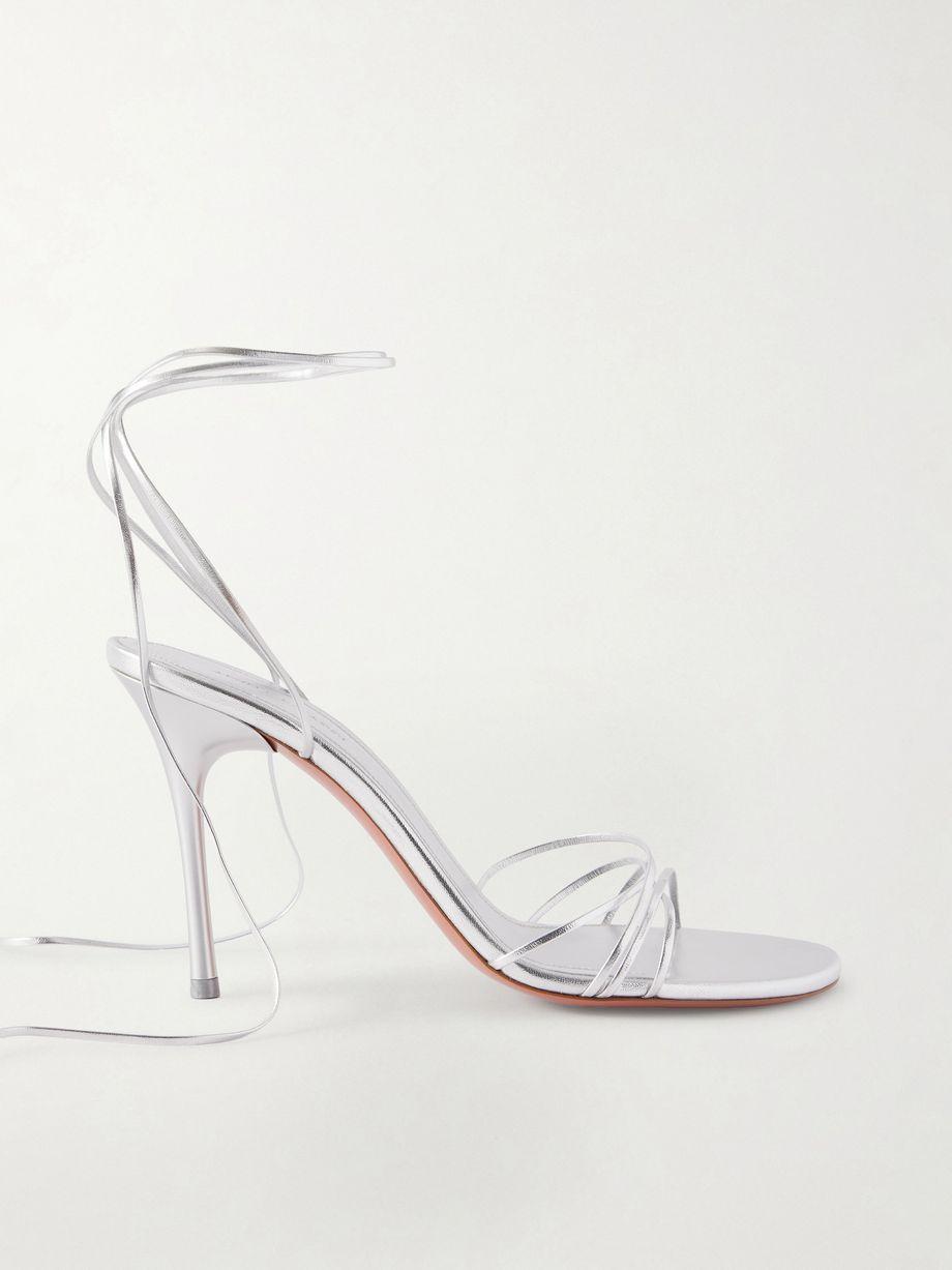 Lori metallic leather sandals by AMINA MUADDI
