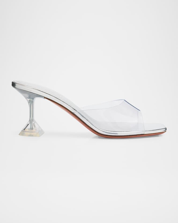 Lupita Transparent Mule Sandals by AMINA MUADDI